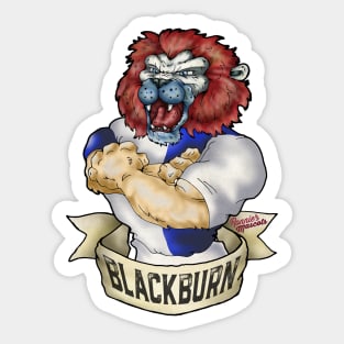 Blackburn Rovers Lion Mascot Sticker